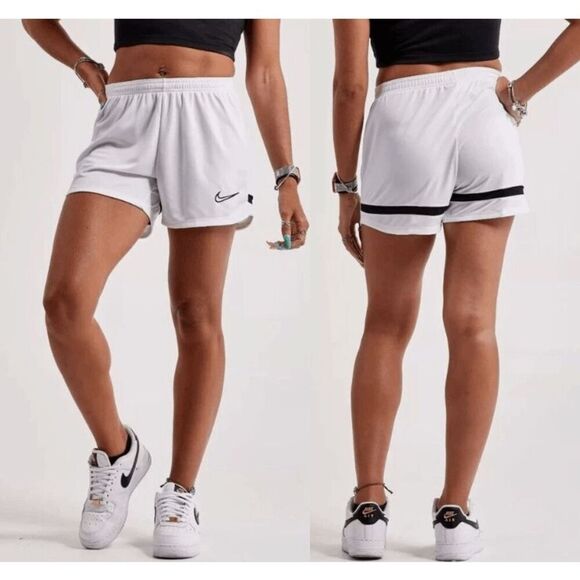 Nike Pants - Nike Women's Dri-FIT Academy Knit Soccer Shorts (White) XXL